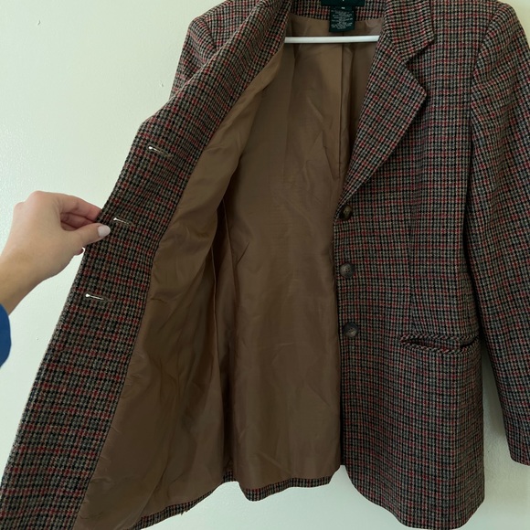Hunt Club 100% Wool Oversized Blazer Jacket Size 8 - Picture 3 of 8